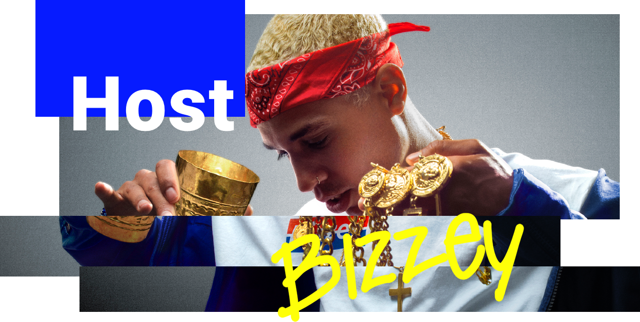 De host voor XITE AWARD 2017 is Bizzey!!!